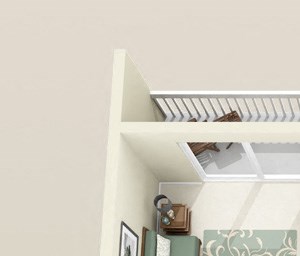 Two Bedrooms Two Baths, Washer/Dryer, 1150 sq. ft. Floor Plan Two Bedrooms Two Baths, Washer/Dryer, 1150 sq. ft. Floor Plan at Dover Hills Apartments in Kalamazoo, MI